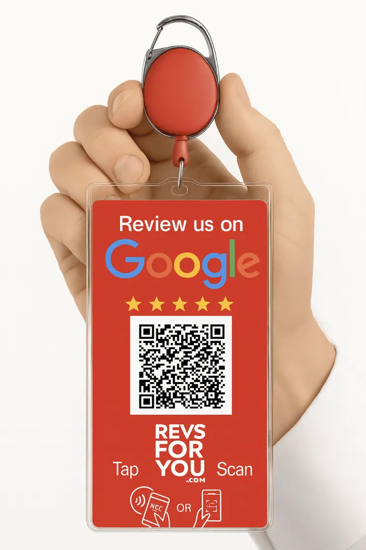 Pack Starter Revs For You con tarjeta NFC QR para captar reseñas Google