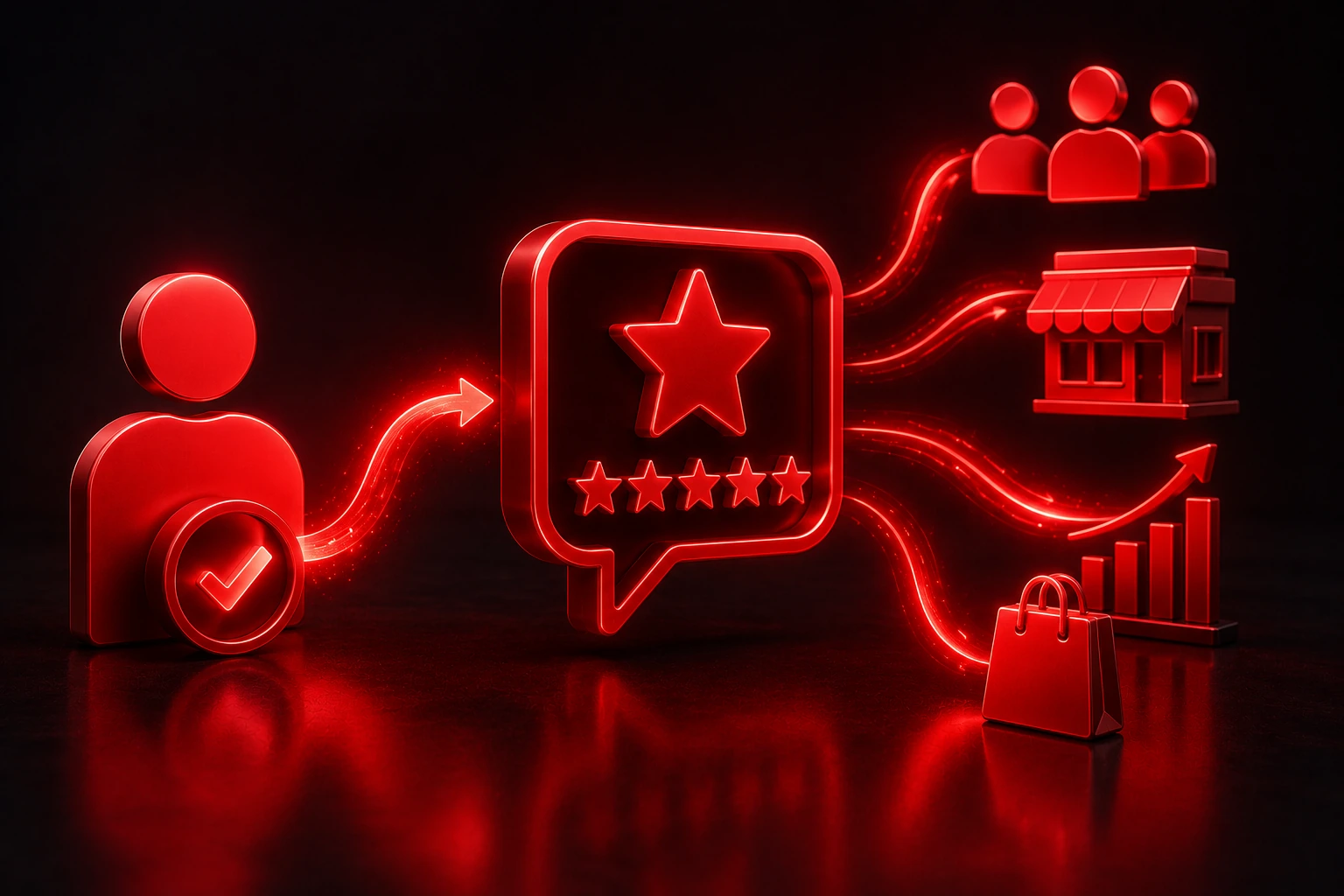 Cada cliente satisfecho convertido en reseña pública