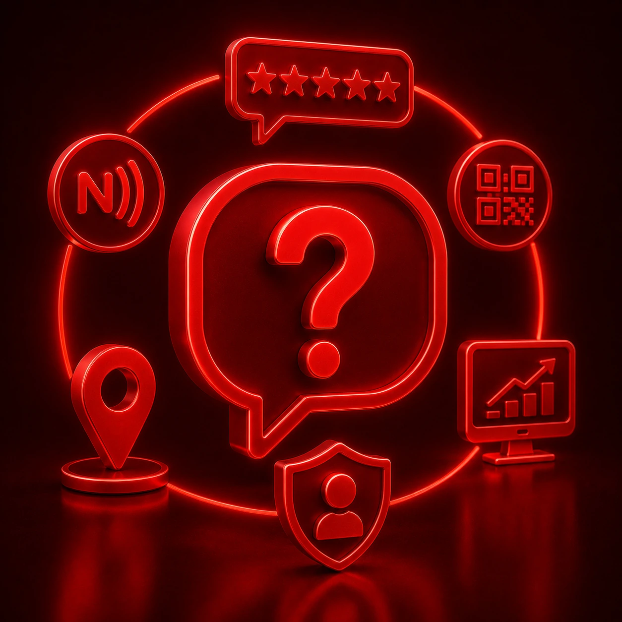 Preguntas frecuentes de reputación online NFC QR y SEO local