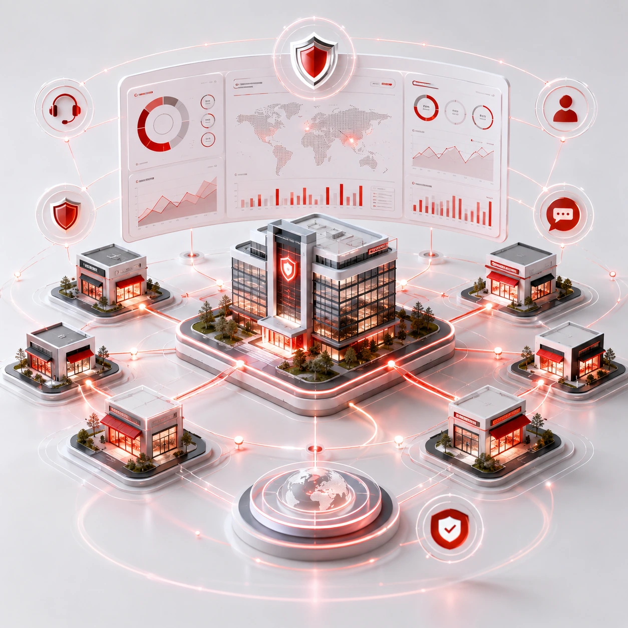 Pack Enterprise con gestión multi sede y métricas avanzadas