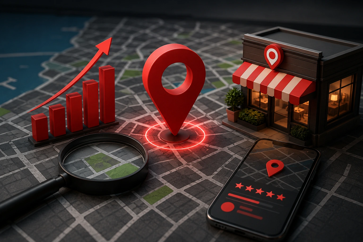 Optimización de autoridad local y posicionamiento en mapas